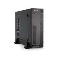 Tooq Caja Slim MATX TQC-3008U3CD 500W Lector Tarjetas - Color Negro