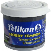 Pelikan Tempera Escolar Frasco 40ml - Facil de Lavar - Ideal para Proyectos Escolares - Color Negro