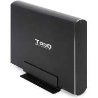 Tooq Carcasa Externa HDD 3.5" SATA USB 3.0/3.1 Gen1 con Soporte - Color Negro