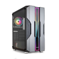 Tooq Nightcity Caja Semitorre Gaming EATX/ATX/Micro-ATX/Mini-ITX - Panel Lateral Cristal Templado - Tamaño Disco Soportado 3.5"