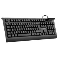 Unykach KB918 Teclado USB con Lector Inteligente de Tipo PC/SC 2.0 como DNIe o Tarjeta Sanitaria Española - Idioma Español - Color Negro