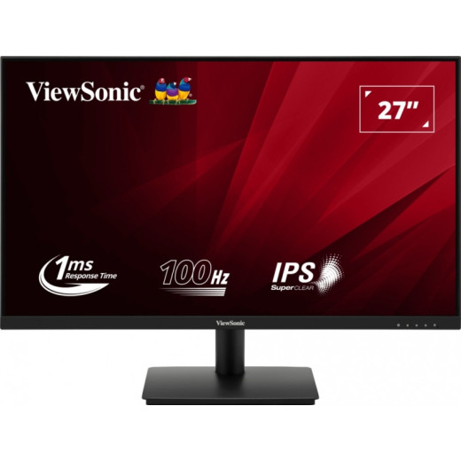 Viewsonic Monitor 27" VA270-H LED IPS FullHD - 100hz - Respuesta 1ms - Angulo de Vision 178º - 16:9 - VGA - HDMI - VESA 75x75 - Color Negro