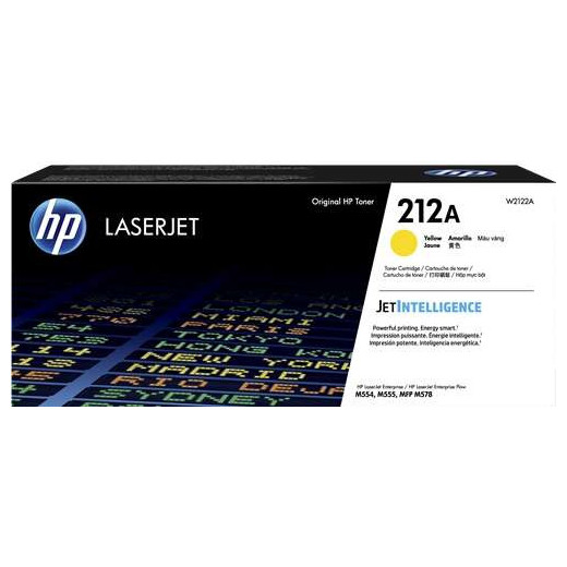 HP W2122A Amarillo Cartucho de Toner Original - 212A