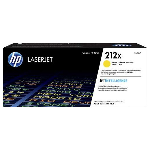 HP W2122X Amarillo Cartucho de Toner Original - 212X