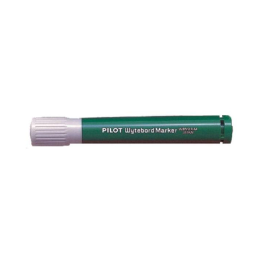 Pilot Rotulador para Pizarra Blanca - Punta Redonda de 4mm - Trazo de 1.8mm - Recargable - Tinta con Base de Alcohol - Borrable en Seco - Color Verde