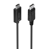 Aisens Cable Conversor DISPLAYPORT a HDMI 4K@60HZ - DP/M-HDMI/M - 3.0m - Color Negro