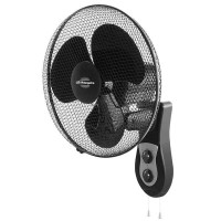 Orbegozo WF 0141 Ventilador de Pared - Potente Motor de 40W - 3 Velocidades de Ventilacion - Funcionamiento Silencioso - Cabezal Oscilante - Temporizador Programable