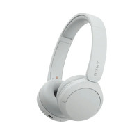 Sony WH-CH520 Auriculares Bluetooth 5.2 con Microfono Integrado - Diadema Ajustable - Conectividad Multipunto - Auriculares Giratorios - Autonomia hasta 50h - Color Blanco