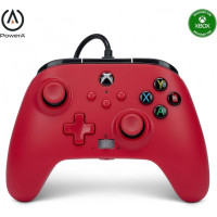 PowerA Mando con Cable Enhanced para Xbox Series X|S -  Artisan Red