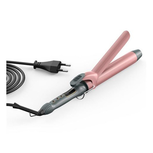XO Plancha de Pelo Profesional - Pantalla de Visualizacion - Potencia 45-65W - Apagado Automatico 60 Min - Temperatura 80-230°C - Elemento Calefactor de Aluminio y Ceramica - Color Rosa