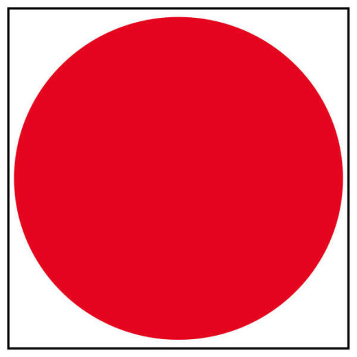 Apli Etiqueta Señalizacion Punto Rojo Especial Cristal 1 U.