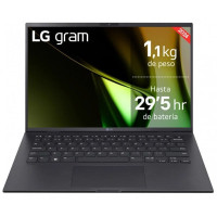 LG Gram 14Z90S-G.AD78B Portatil 14" Intel Evo Core Ultra 7 155H - 32GB - 1TB SSD - W11 Home 64 - Color Negro