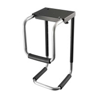 Aisens Soporte Altura Personalizable para CPU por Debajo de Escritorio - Color Negro/Plata