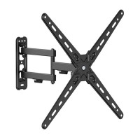 Cromad Soporte de Pared con Brazo Articulado para TV de 13"-55" - Giratorio