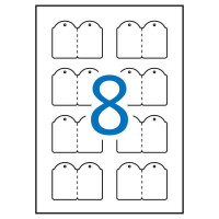 Apli Etiquetas Colgantes Imprimibles 36.0 x 53.0mm 10 Hojas