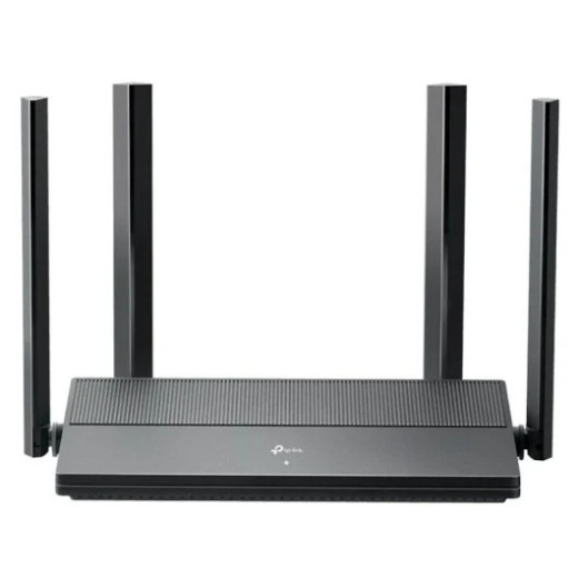 TP-Link EX141 Router Inalambrico AX1500 WiFi 6 Dual Band - 4 Puertos RJ-45 - MU-MIMO - WPA3 - 4 Antenas Exteriores - Color Negro