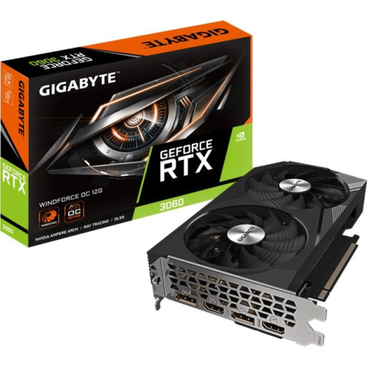 Gigabyte GeForce RTX 3060 Terjeta Grafica WINDFORCE OC 12GB GDDR6