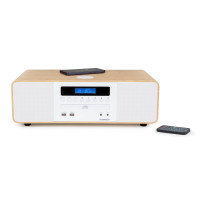 Thomson MIC201IBT Micro Cadena Bluetooth -Cargador Induccion - Potencia Musical 50W -  Color Madera/Blanco