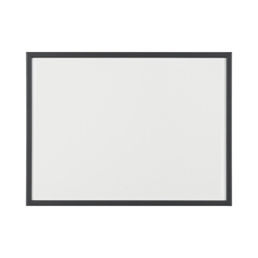 Bi-Office Pizarra Blanca Magnetica Pequeña 400x300mm - Acero Lacado - Incluye Rotulador