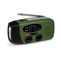 Thomson RT260 Radio - Linterna de Emergencia - Funcion Powerbank -  Color Verde