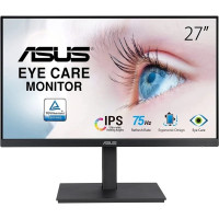 Asus Monitor 27" IPS LED FullHD 1080p 75Hz - Respuesta 5ms - Ajustable en Altura y Giratorio - Angulo de Vision 178° - 16:9 - HDMI