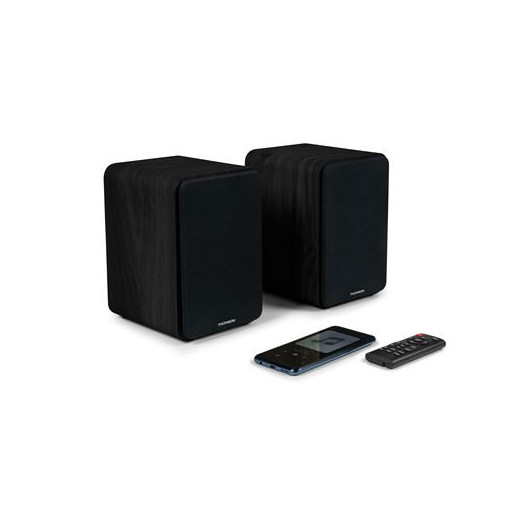 Thomson WS600DUO Altavoces de Estanteria - Potencia Musical 100W -  Color Negro