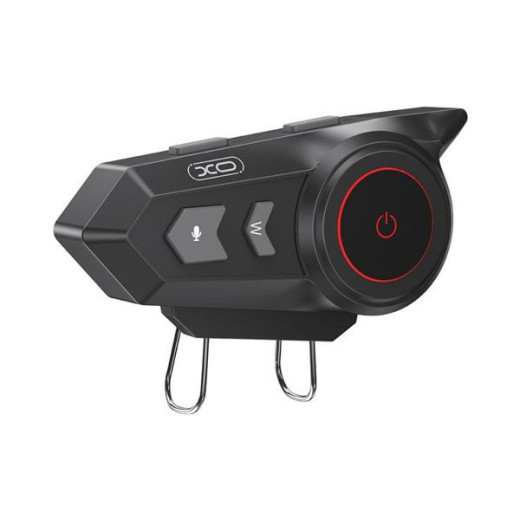 XO BE47 Intercomunicador para Casco de Moto - Bluetooth 5.3 - Alcance hasta 20m - Color Negro