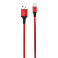 XO Cable NB143 Cordon USB - Lightning - 2.4A - 2m - Color Rojo