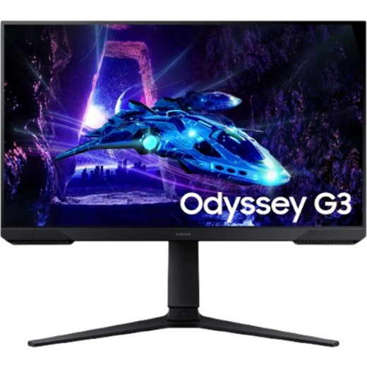 Samsung Odyssey G3 Monitor Gaming 24" FullHD 1080P 100Hz FreeSync - Respuesta 1ms - Ajustable en Altura e Inclinable - Angulo de Vision 178° - 16:9 - HDMI