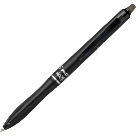 Pilot Frixion Ball Plus Boligrafo Borrable - Punta de 0.7mm y Trazo de 0.35mm - Recargables - 80% de Plastico Reclclado - Color Negro