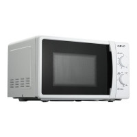 Muvip Microondas - Capacidad 20L - Potencia 700W - Grill 800W - 5 Niveles de Potencia - Temporizador 30min - Descongelacion - Color Blanco