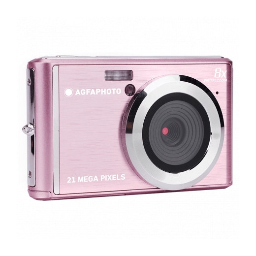 Agfaphoto DC5200 Camara Digital -  Sensor CMOS - Zoom Optico 8x - Color Rosa
