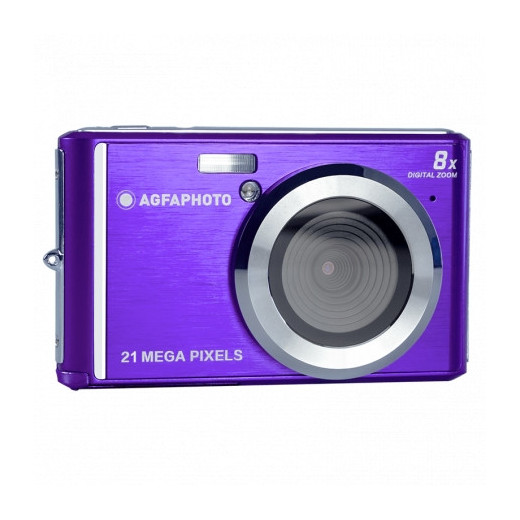 Agfaphoto DC5200 Camara Digital -  Sensor CMOS - Zoom Optico 8x - Color Lila