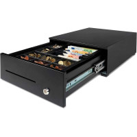 Safescan HD-3342 Cajon Portamonedas uso Intensivo - 8 Compartimentos para Monedas - 8 Compartimentos para Billetes - hasta 2 Millones de Aperturas - Micro Switch