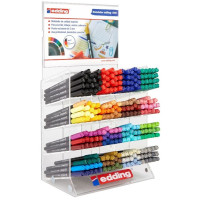 Edding 1300 Expositor con 260 Rotuladores - Punta Redonda - Trazo Medio - Tinta con Base de Agua - Colores Surtidos