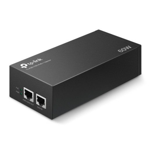TP-Link Inyector PoE++ - 2 Puertos Gigabit - Hasta 60W - Plug & Play