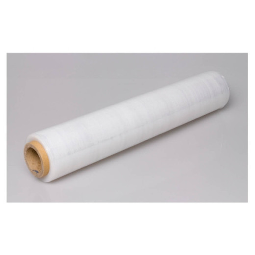 Fabrisa Bobina de Film Extensible con Mandril 23 Micras - Ancho 50cm - 2kg de Peso - Gran Resistencia - Transparente