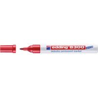 Edding 8300 Rotulador Permanente Industrial - Punta Redonda 1.5-3mm - Tinta Resistente al Desgaste