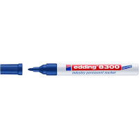 Edding 8300 Rotulador Permanente Industrial - Punta Redonda 1.5-3mm - Tinta Resistente al Desgaste