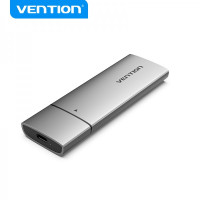 Vention Caja Externa para Disco SSD M.2 SATA a USB 3.1 Gen 1 Sin Tornillos - Color Negro