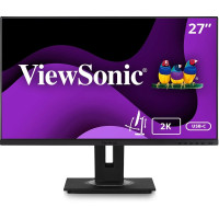 ViewSonic VG2756-2K Monitor LED 27" IPS QHD 2K HDR - Respuesta 14ms - Altavoces 2W - 16:9 - Ajustable en Altura