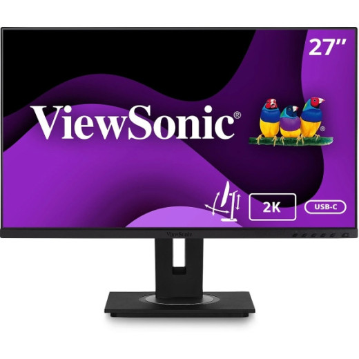 ViewSonic VG2756-2K Monitor LED 27" IPS QHD 2K HDR - Respuesta 14ms - Altavoces 2W - 16:9 - Ajustable en Altura