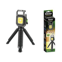 Cegasa Profesional Linterna Mini con Tripode COB hasta 670lm - Luz Blanca