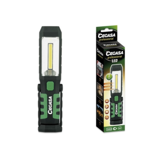 Cegasa Profesional Linterna Magnetica LED - COB Lateral
