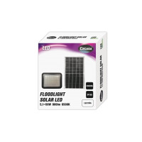 Cegasa Floodlight Foco Solar LED 800lm 6500K - Panel Solar Integrado 5V-6W - Autonomia hasta 12h - Resistencia IP65