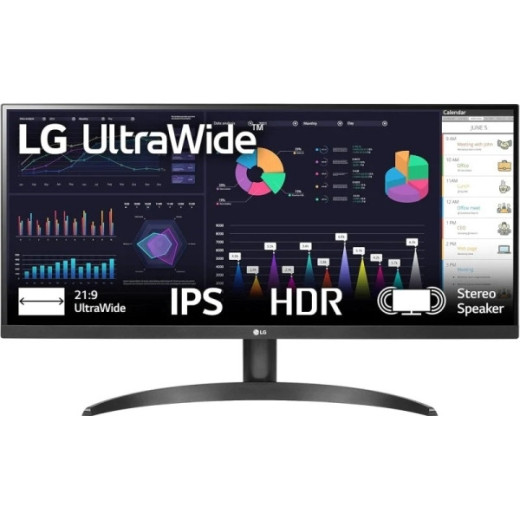 LG Ultrawide Monitor 29" LED UWFHD 100Hz HDR FreeSync - 21:9 - Respuesta 5ms - Altavoces 14W - HDMI