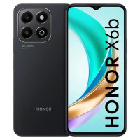 Honor X6b Smartphone Pantalla 6.56" - 4GB - 128GB - Camara Principal 50MP - Bateria 5200mAh - Admite Carga de 35W - Color Negro