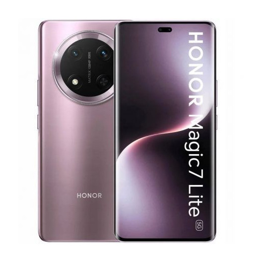 Honor Magic7 Lite Smartphone Pantalla AMOLED 6.78" - 8GB - 256GB - Camara Principal 108MP - Bateria 6600mAh - Admite Carga de 66W - Color Purpura Titanio