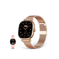 Ksix Iria Reloj Smartwatch Pantalla 1.7" AMOLED - Autonomia hasta 4 dias - Resistencia al Agua IP68 - Color Rosa