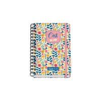 Dohe C´est la Vie Agenda Escolar 25/26 Espiral Wire?o A5 - Semana Vista - Papel 80g/m2 - 4 Hojas de Pegatinas - Cubierta de Carton Plastificado - Cierre con Goma Elastica